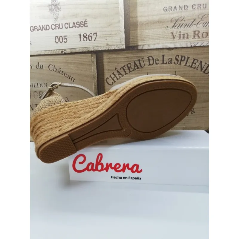 Alpargatas Wedge Sandal Cabrera Nude 5V78