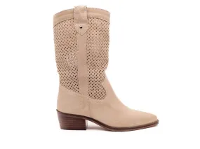 White Vexed Garbine 7086 Women's Cowgirl Boot