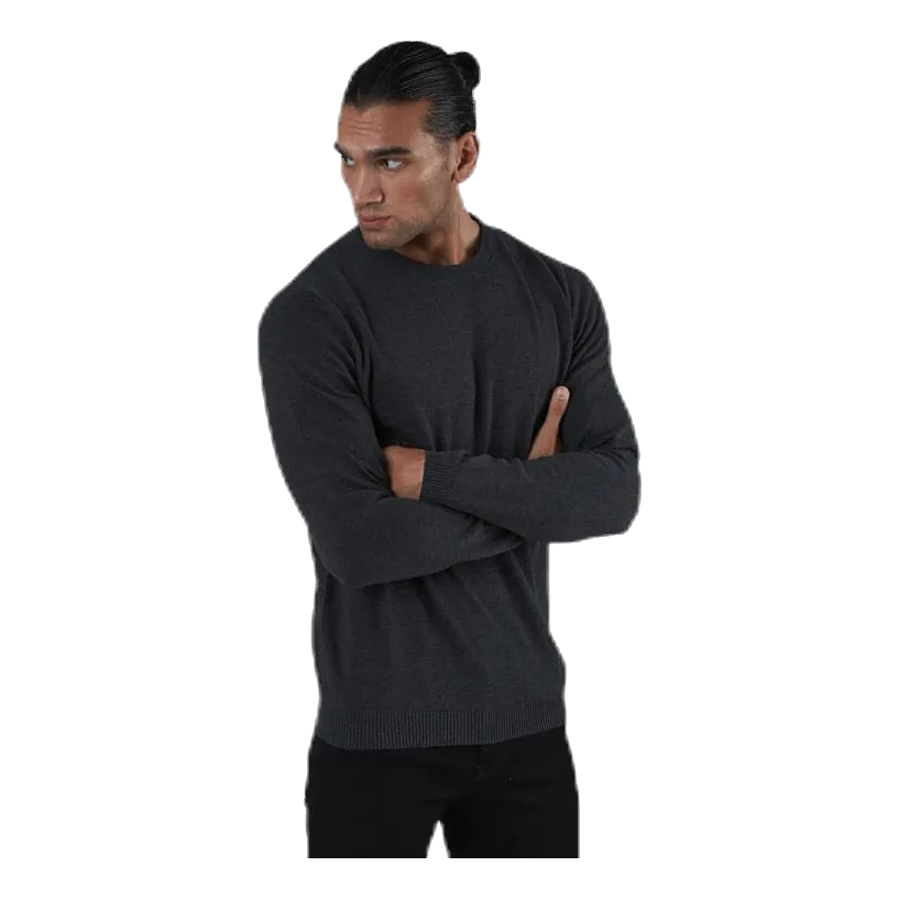 Jack & Jones Basic Knit Crew Neck Grey