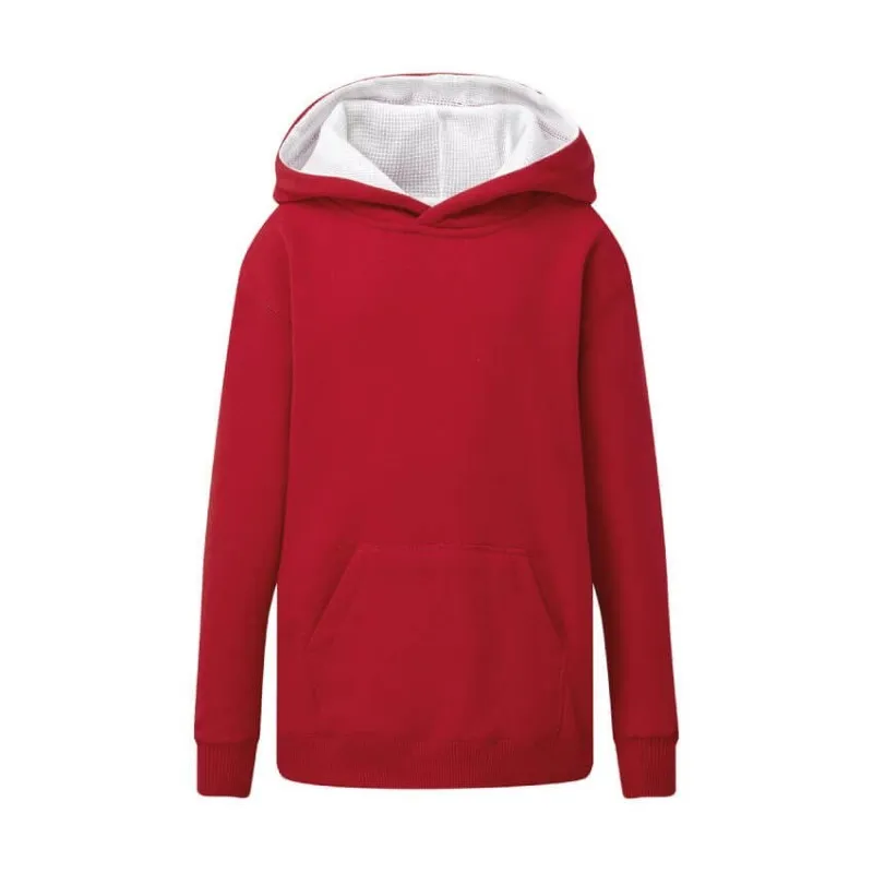 Kids Hooded Two-Tone Sweatshirt by SG