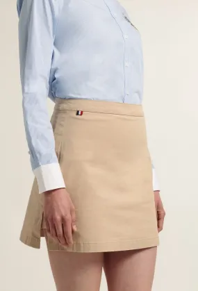 Valecuatro beige skirt pants