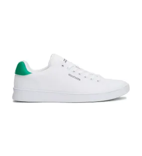 White Court Cupsole Pique Sneakers